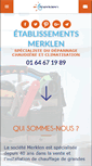 Mobile Screenshot of ets-merklen.fr