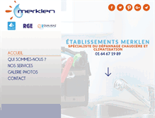 Tablet Screenshot of ets-merklen.fr
